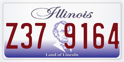 IL license plate Z379164