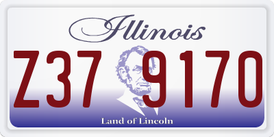IL license plate Z379170