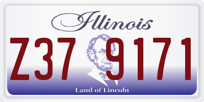IL license plate Z379171