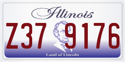 IL license plate Z379176