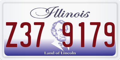 IL license plate Z379179