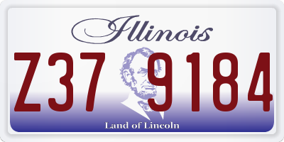 IL license plate Z379184