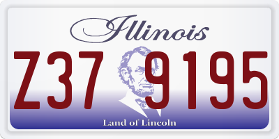 IL license plate Z379195