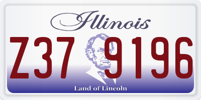 IL license plate Z379196