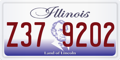 IL license plate Z379202