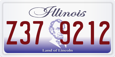IL license plate Z379212