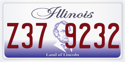 IL license plate Z379232