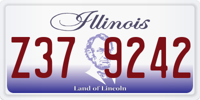 IL license plate Z379242