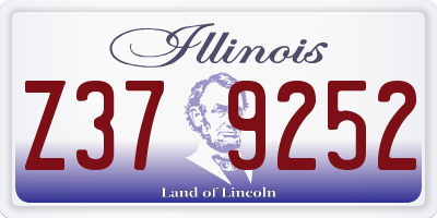 IL license plate Z379252