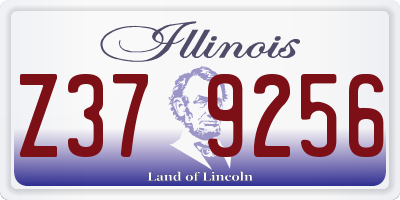 IL license plate Z379256