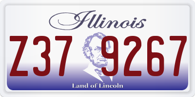 IL license plate Z379267