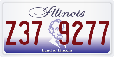 IL license plate Z379277