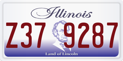 IL license plate Z379287