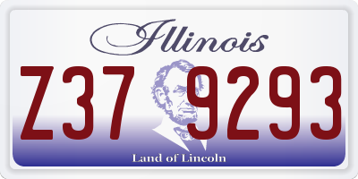 IL license plate Z379293