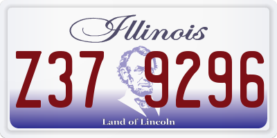 IL license plate Z379296