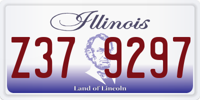IL license plate Z379297