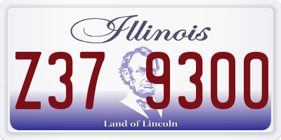 IL license plate Z379300