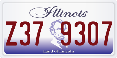 IL license plate Z379307