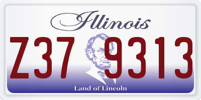 IL license plate Z379313