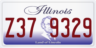 IL license plate Z379329