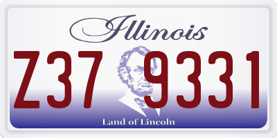 IL license plate Z379331