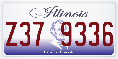 IL license plate Z379336