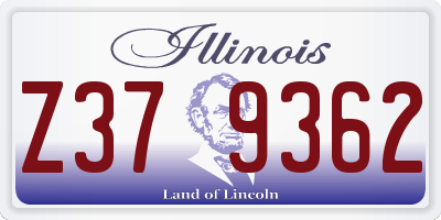 IL license plate Z379362