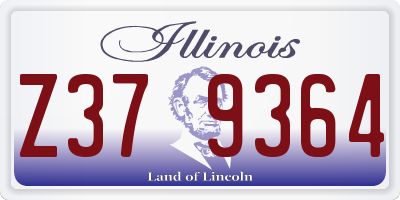 IL license plate Z379364