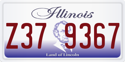 IL license plate Z379367