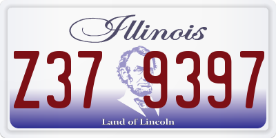 IL license plate Z379397