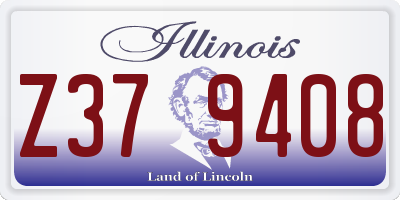 IL license plate Z379408