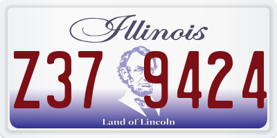 IL license plate Z379424