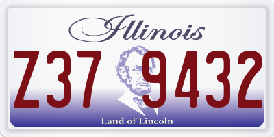 IL license plate Z379432