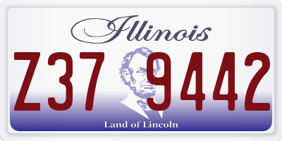 IL license plate Z379442