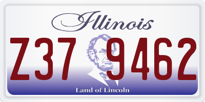 IL license plate Z379462