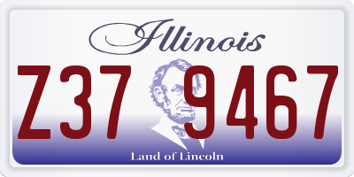 IL license plate Z379467