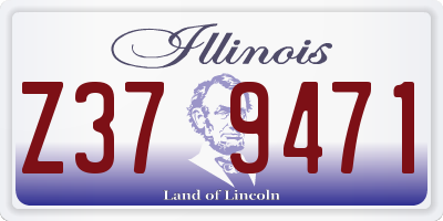 IL license plate Z379471