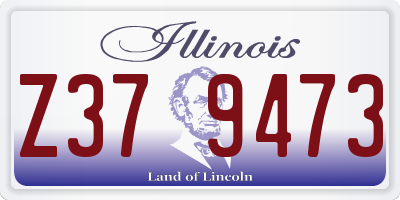IL license plate Z379473