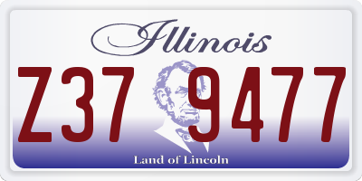 IL license plate Z379477