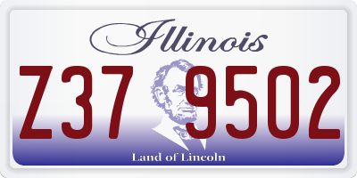 IL license plate Z379502