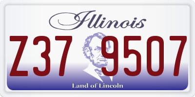 IL license plate Z379507