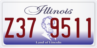 IL license plate Z379511