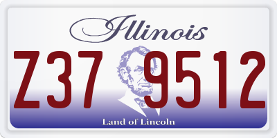 IL license plate Z379512