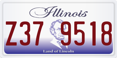 IL license plate Z379518
