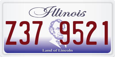 IL license plate Z379521
