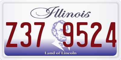 IL license plate Z379524