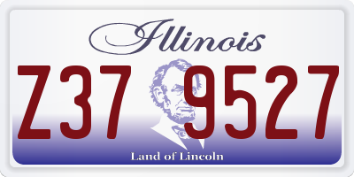 IL license plate Z379527