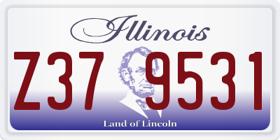 IL license plate Z379531