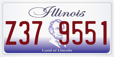 IL license plate Z379551