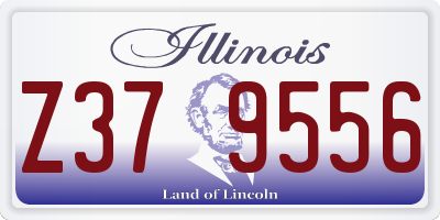 IL license plate Z379556